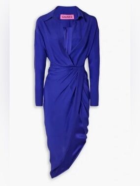 Gauge81 Puno Dress draped asymmetrical